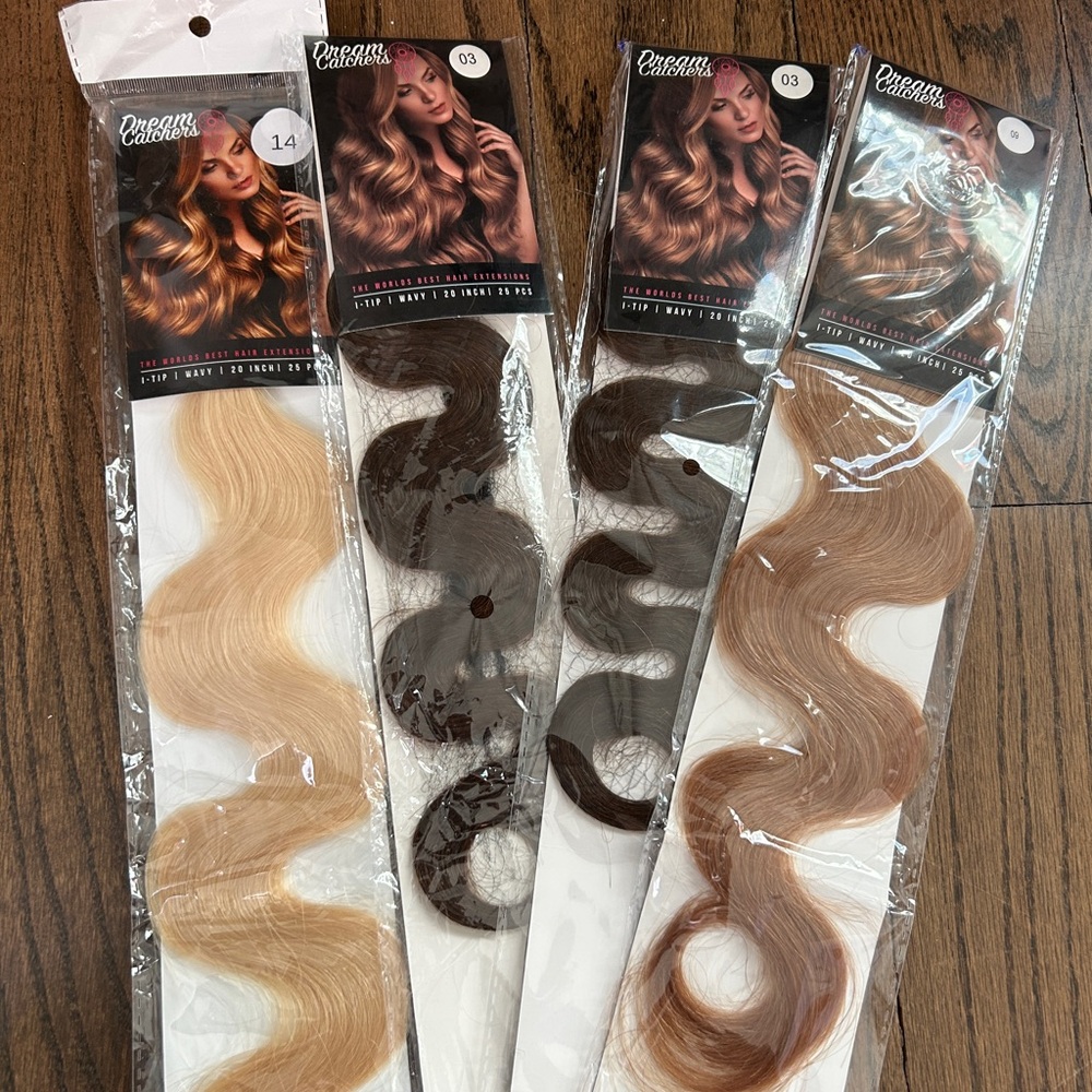 Dream Catchers 20inch wavy itip hair extensions